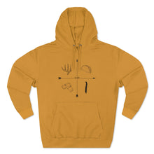 Load image into Gallery viewer, Trophy 4 Square - Tines, Tacos, Toms & Tamales (Whitetail) - Premium Hoodie