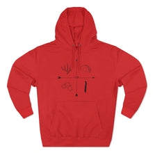 Load image into Gallery viewer, Trophy 4 Square - Tines, Tacos, Toms & Tamales (Whitetail) - Premium Hoodie