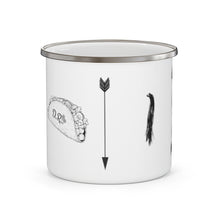 Load image into Gallery viewer, Trophy 4 Square - Enamel Campfire Mug