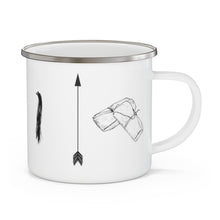 Load image into Gallery viewer, Trophy 4 Square - Enamel Campfire Mug
