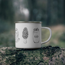 Load image into Gallery viewer, Poppin&#39; Tops - Enamel Campfire Mug
